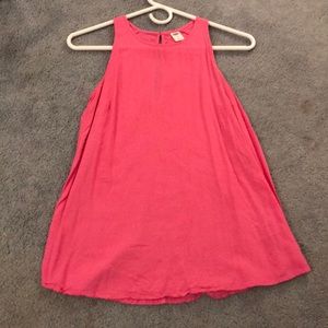 Pink Sleeveless Blouse